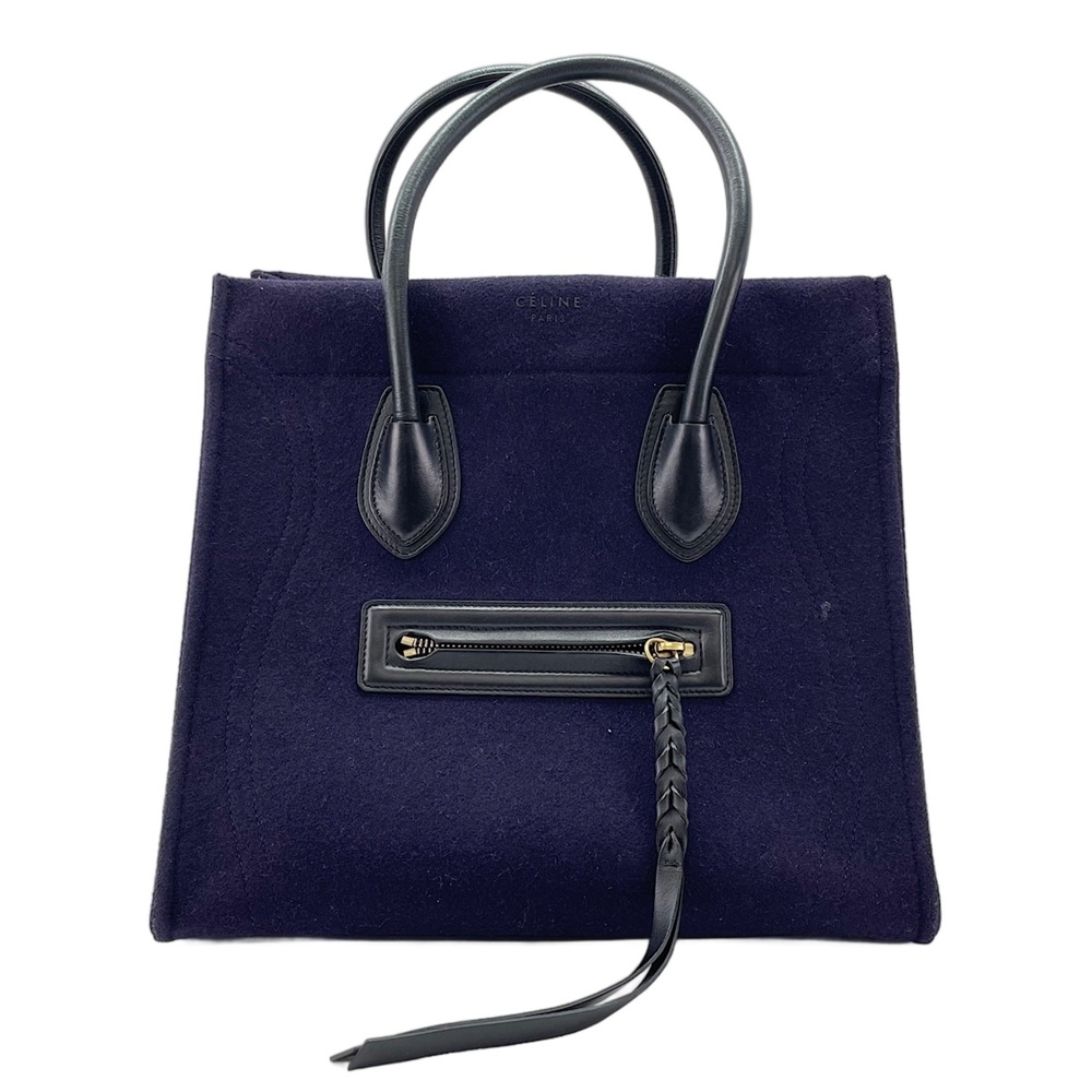 Celine Luggage Phantom handbag, navy